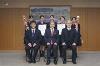 玉名女子高等学校吹奏楽部の全国大会５年連続ダブル金賞受賞に伴う知事表敬の記念写真
