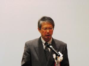 兵谷芳康副知事のあいさつの様子の写真