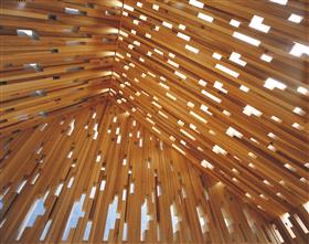 球泉洞休暇村木造バンガローR2「Wooden Lace」の画像