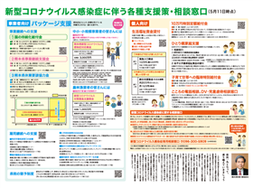 中面：新型コロナウイルス感染症に伴う各種支援策・相談窓口