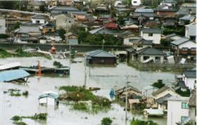 松合地区被害状況（不知火町）