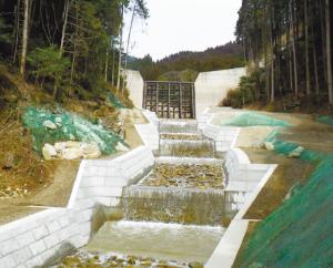 北目川砂防堰堤（水上村）写真