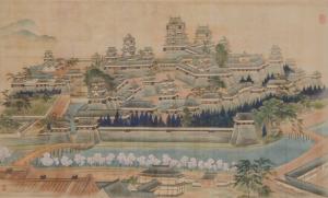 赤星閑意《熊本城之図》