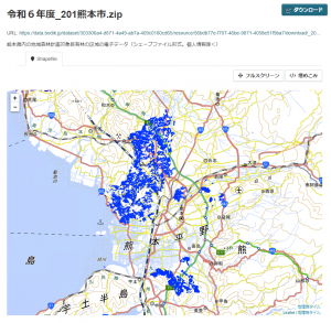 森林計画図表示例