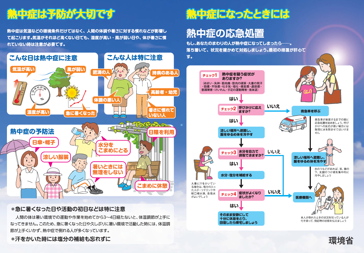 熱中症の応急処置