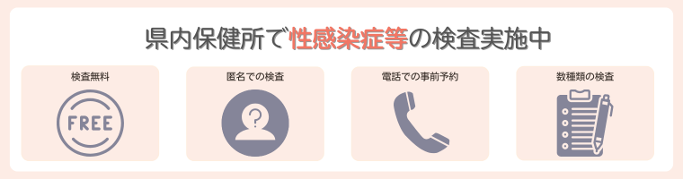 性感染症無料検査実施中