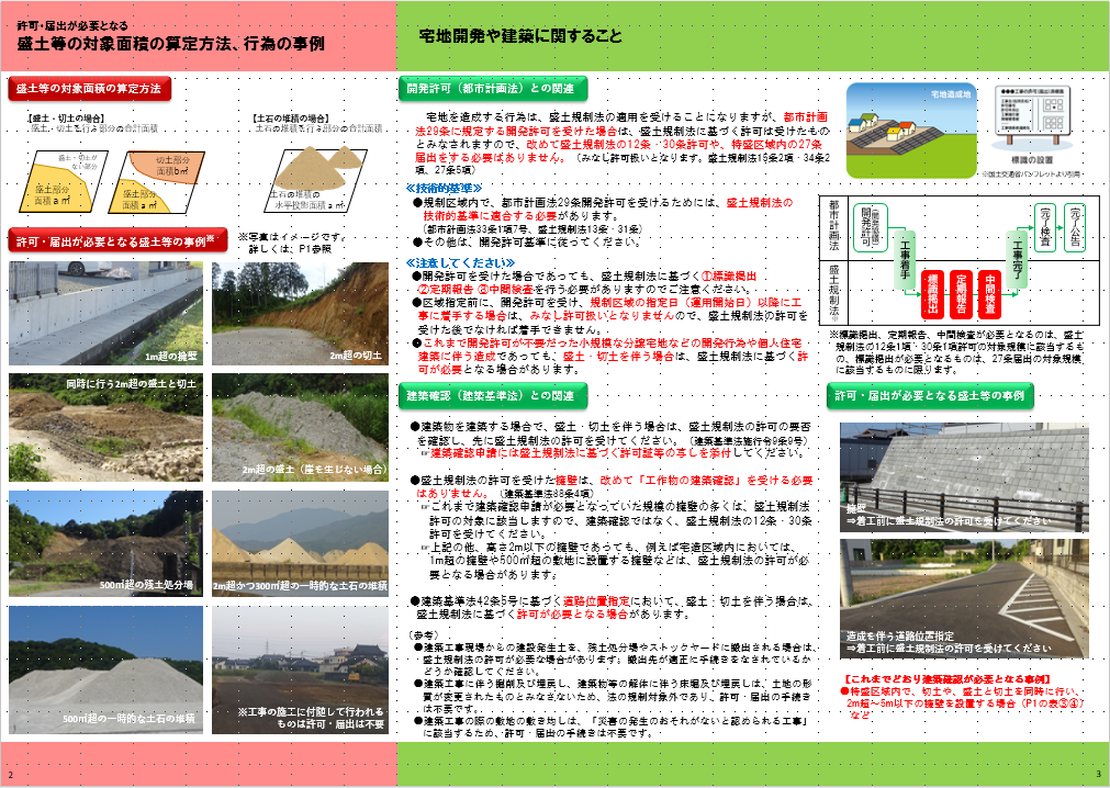 リーフレット（建築・開発向け）