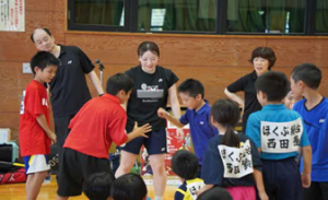 バドミントン県を目指す様子(1)
