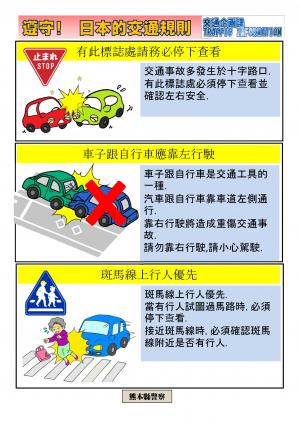 遵守！　日本的交通規則