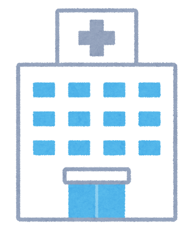 病院・医院の建物イラスト（医療）