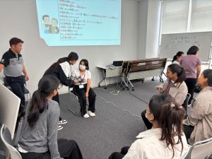 実践している様子