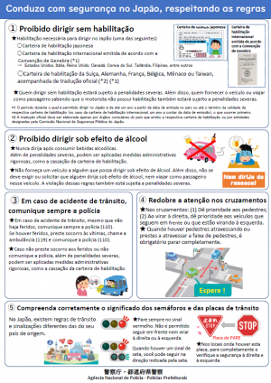 Conduza com segurança no Japão, respeitando as regras