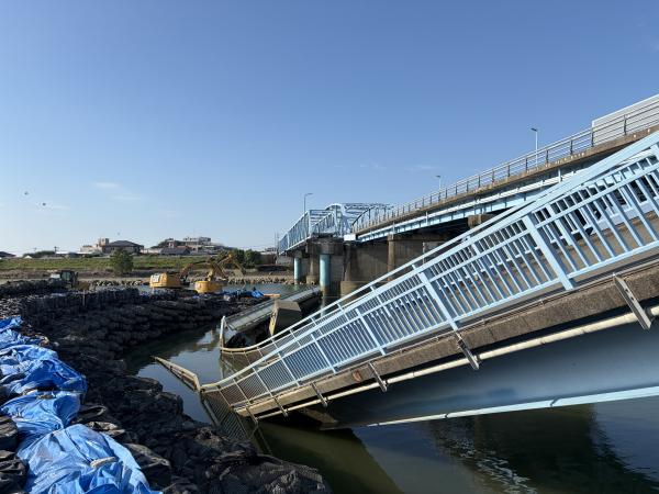 撤去前の現地写真（地上から撮影）