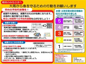 避難呼びかけチラシ