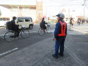 自転車指導時の写真2