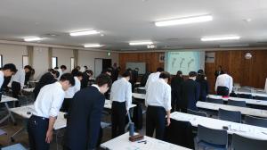 お辞儀の練習