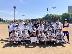 試合終了後(軟式野球)