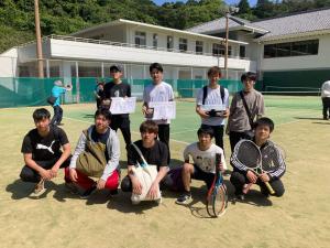 テニスの選手たち