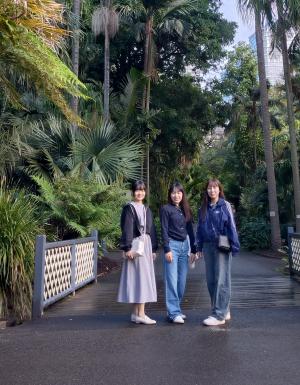 植物園での二コマ