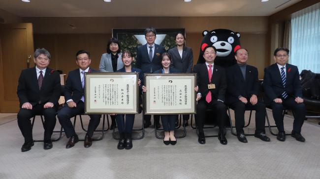 熊本県スポーツ特別功労賞 贈呈式