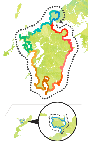 （1）九州・沖縄・山口一周ルート